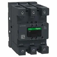 SCHNEIDER ELECTRIC IEC Contactor: Non-Reversing, 3 Poles, 3NO Contacts, 150 A, 24V AC/48V AC Coil (MPN LC1D150ABNE)