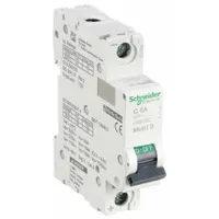 SCHNEIDER IEC Supplementary Protector: 5 A Amps, 250V DC, 5kA at 250V DC, Lug, C60H-DC, C (MPN MGN61505)