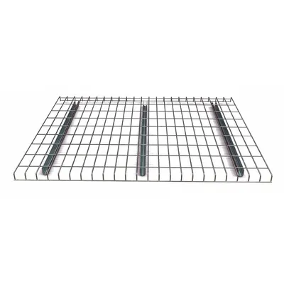 HUSKY RACK & WIRE Pallet Rack Decking: 52 in x 48 in, Waterfall, Std Wire Decking - Standard-Channel Waterfall Wire Pallet Rack Decking