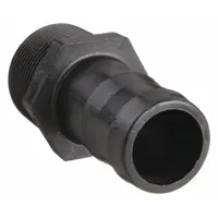 BANJO Barbed Hose Fitting: For 1 1/2 in Hose I.D., Hose Barb x NPT, 1-1/2 in x 1-1/2 in Fitting Size (MPN HB150)