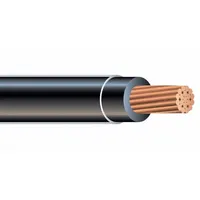 Building Wire: Copper, 250 kcmil, 1 Conductors, Stranded, Black, 1,000 ft Lg, THHN/THWN-2 (MPN 20509601)