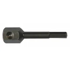 This APEX hex impact bit is designed for use with impact drivers to drive hex-head fasteners. It features a 3/16 in imperial hex head, standard tip style, and is impact rated for high-torque applications. Constructed from S2 steel, this 5-pack is suited for assembly and maintenance tasks in industrial settings.