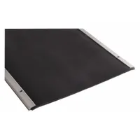 This door astragal seals the gap at the meeting edge of double doors. It features an aluminum flange and a neoprene insert. The astragal measures 10 in width and 3/16 in height, with an 8 ft length