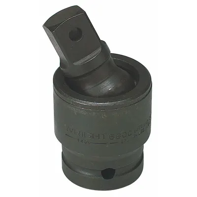 WRIGHT TOOL Impact Universal Joint: Black Oxide, 3/4 in Output Drive Size - 3/4" Drive Flex Impact Socket Adapters