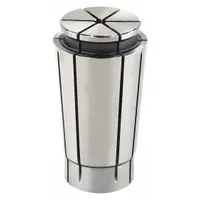 Standard SK collet for precision tool holding in machining centers and milling machines. Clamps a 15 mm diameter cutting tool shank within an SK16 spindle interface, ensuring concentricity and reducing runout for accurate metal removal operations