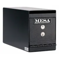 Cash Depository Safe: Key Lock, 0.2 cu ft Capacity, Steel, 8 in H x 6 in W x 12 3/4 in D (MPN MUC2K)