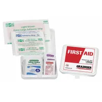 FIRST AID ONLY First Aid Kit and Housing: Gen Purpose, 1 People Served, 20 Components, Plastic (MPN 54549)
