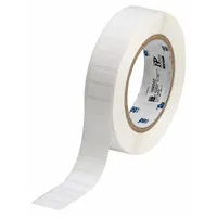 Pre-Cut Label Stock Roll: 3/8 in x 29/32 in, 3/8 in, Autoclavable Polyester, White, -112°F to 266°F (MPN THT-195-481-3)