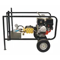 WHEELER-REX Hydrostatic Test Pump: Triplex Plunger, Cart-Mounted, 8 1/2 hp Honda, 3.5 gpm Max. Flow (MPN 373080)
