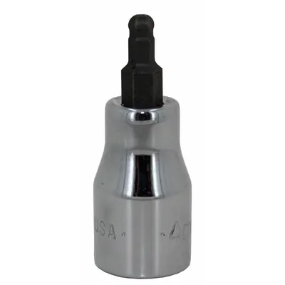 SK PROFESSIONAL TOOLS Socket Bit: 3/8 in Drive Size, Ball Hex Tip, 5/16 in Tip Size - Ball-End Hex Bit Sockets