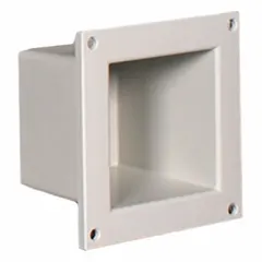 This molded polypropylene sink is designed as a cup sink cutout for laboratory or industrial workstations. With 4-inch overall dimensions, it is suitable for draining small volumes of liquids in cleanrooms, fume hoods, or benchtop applications. The polypropylene construction resists corrosion and chemicals.