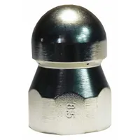APPROVED VENDOR Sewer Nozzle: 8.5 Nozzle Size, 5,000 psi, 9.5 gpm, 5000 to 6000 psi, Fan (MPN AL0124722330)