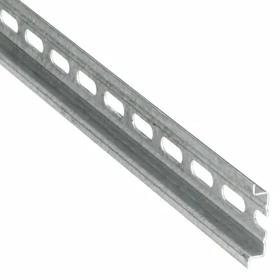 SQUARE D Terminal Block Mounting Channel: DIN Rail, Top-Hat, 2 m Overall Lg - Mounting Channels for Terminal Blocks