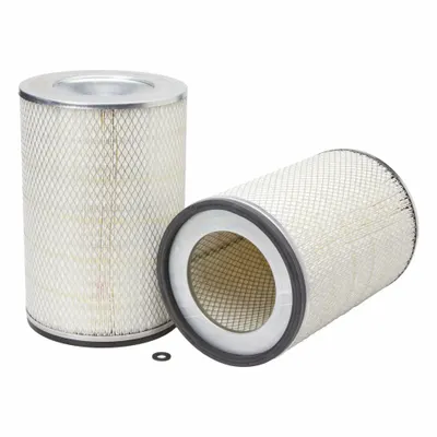 FLEETGUARD Automotive Air Filter: Round-Oval, Round, Axial Seal, 11 3/32 in Outside Dia - Round/Oval Engine Air Filters