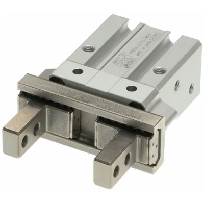 SMC Parallel Gripper: 6 mm Stroke Lg, 15 psi to 101 psi, 101 psi Max Op Pressure - Two-Finger Parallel Grippers