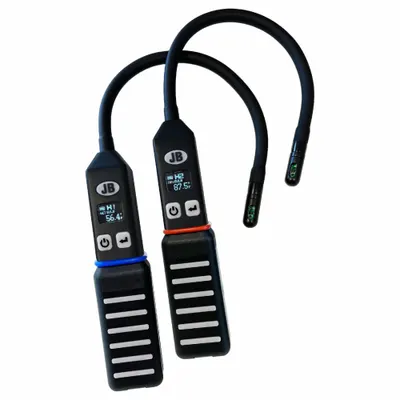 JB INDUSTRIES Psychrometer: Temp/Humidity/Dew Point, Dew Point/Humidity/Temp - Wireless Refrigeration Diagnostic Kits