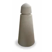 Decorative Bollard: Round Shape, Gray, 41 in Overall Ht, 41 in Overall Lg, 525 lb Wt (MPN TF6033B1)