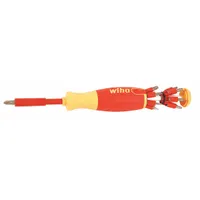 WIHA Bit Holder: Bit Holder, Hand, 1/4 in Compatible Bit Size, Hex Compatible Bit Shank, Nonmagnetic (MPN 38051)