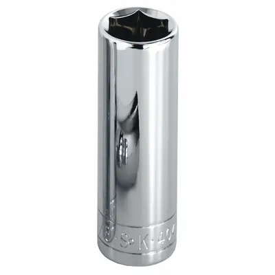 SK PROFESSIONAL TOOLS Socket: Metric, 1/2 in Drive Size, 24 mm Socket Size, 6-Point, Deep - 1/2" Drive Hand Sockets