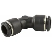 AIGNEP Push To Connect Fitting: 10 mm OD x 10 mm OD Size, Push-to-Connect x Push-to-Connect, Nylon (MPN 55180-10)
