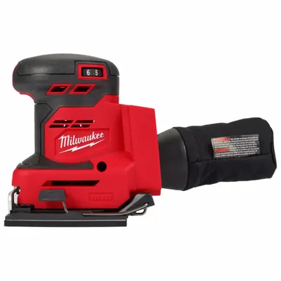 MILWAUKEE Sheet Sander: M18, Bare Tool, Clamp, Palm Grip, Variable Speed - Milwaukee Cordless Sheet & Detail Sanders