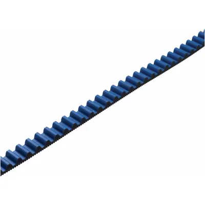 GATES Timing Belt: One Side, Curvilinear, Polychain GT Carbon, 5 mm Pitch, 15 mm Top Wd - GT Section Timing Belts