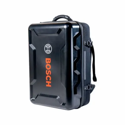 BOSCH Rotary Laser Backpack: Black, Rotary Laser Backpack, 21 in Overall Ht - Backpacks & Cases