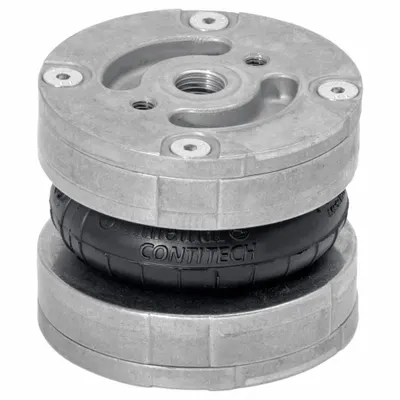 CONTINENTAL Single Convolution Air Actuator: Chloroprene, 60 mm Compressed Ht, 80 mm Extended Ht - Adjustable Air Springs