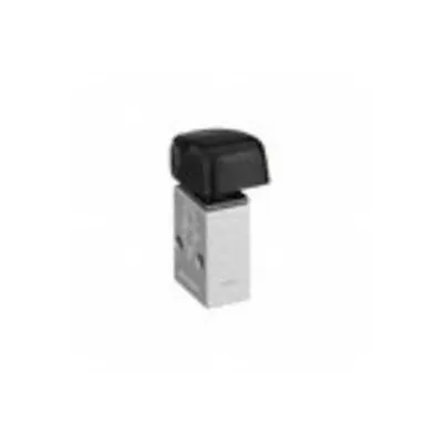 AVENTICS Manual Air Control Valve: Button, Three-Way / Two-Position, Aluminum - Aventics AP Series Manual Air Control Valves