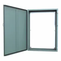 HAMMOND Electrical Enclosure: Steel, 42 in x 30 in x 8 in, NEMA 12/13, w/Panel, Solid Cover, Hinged (MPN 1418O8)