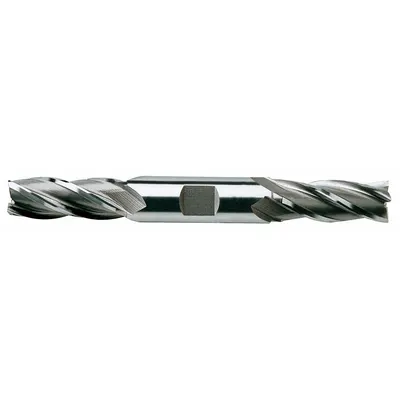 YG-1 Square End Mill: High Speed Steel, Double End, 4 Flute, 3/4" Mill Dia, 1-5/8" LOC - Double-End High-Speed Steel Square End Mills