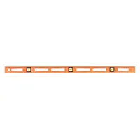 JOHNSON LEVEL I-Beam Level: Level, Plumb & 45° Angle, I-Beam, 48 in Overall Lg, Side Read Only, 0 (MPN 7748-O)