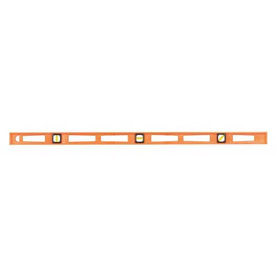 JOHNSON LEVEL I-Beam Level: Level, Plumb & 45° Angle, I-Beam, 48 in Overall Lg - Standard I-Beam Levels