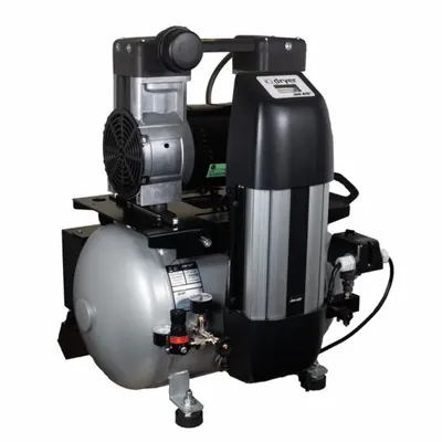 JUN-AIR Electric Air Compressor: Oil Free, 2 hp, 4.5 cfm, 120 psi Max Op Pressure - Laboratory Electric Air Compressors