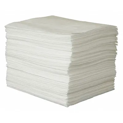 CONDOR Sorbent Pad: 42 1/4 oz Volume Absorbed Per Pad, 19 in x 15 in Pad Size (L x W) - Sorbent Pads
