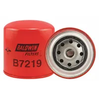 BALDWIN FILTERS Oil Filter: B7219, 3/4"-16 Thread Size, 4 3/8 in Overall Ht, 4 1/4 in Outside Dia