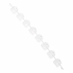 These snap-on bottle caps are made of clear polypropylene and have a 77 mm diameter. They are non-vented and do not include a septa. Supplied as 125 closures per pack, they are used for sealing bottles in laboratory and industrial settings.