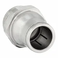 LEGRIS Push-Fit Adapter Fitting: 1/2 mm Pipe x 14 mm OD Size, BSPP x Push-to-Connect, Brass, Silver (MPN 3601 14 21)