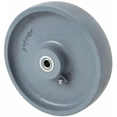 APPROVED VENDOR 200 CI15 Iron Tread Wheel, 8 in Dia, 1 3/4 in Wd, 2,525 lb Load Rating, Roller Bearing