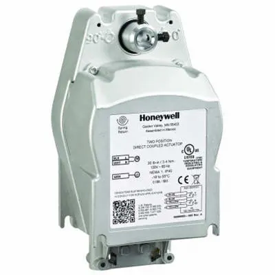 Honeywell Actuator: Fire and Smoke Dampers, On/Off, Spring Return, 80 in-lb, 120V AC - Fire & Smoke Rated Actuators