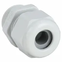 Cord Connector: Polyamide, M20, 6 mm to 12 mm, 27 mm Lg - Box to End of Connector, Gray (MPN 19000005182)