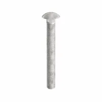 Carriage Bolt: Square Neck, 1/2"-13 Thread Size, 4 1/2 in lg, Steel, Grade 2, 10 PK (MPN ZBOLT-770)