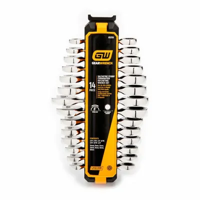 GEARWRENCH SAE & Metric 12-Point Ratcheting Combination Wrench Set - SAE & Metric 12-Point Ratcheting Combination Wrench Sets