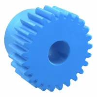 Machined Spur Gear: Module m 1, 25 Teeth, 8 mm Bore Dia, Nylon, 20° Pressure Angle, Plain Bore (MPN PS1-25)