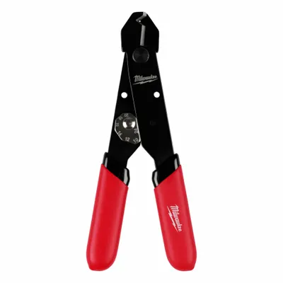 MILWAUKEE Wire Stripper/Cutter: Easy-Adjustment Dial, 10 AWG to 22 AWG, 2 3/16 in Overall Lg - Multifunction Wire Strippers