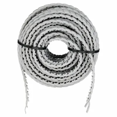 POWERTWIST STANDARD Adjustable Link Round Belt: Gray, 9/16 in Dia, For 5 5/8 in Min Pulley Dia - Adjustable-Link Round Belts