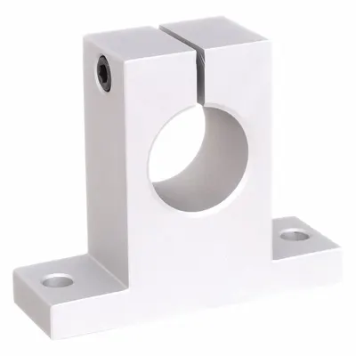 Dayton Mounted Linear Bearing: For 1 1/4 in Shaft Dia, Anodized Aluminum - Support Blocks for Linear Shafting