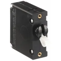 Panel Mount Circuit Breaker: 20 A Amps, 277V AC, 80V DC, Threaded Insert, 2.12 in Dp, 1/4 in Tab (MPN BA1-BO-34-620-111-D)