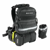 COAXSHER Wildland Fire Pack: 1000 Denier Cordura, Black, 1,370 cu in Interior Volume (MPN FS102-B)