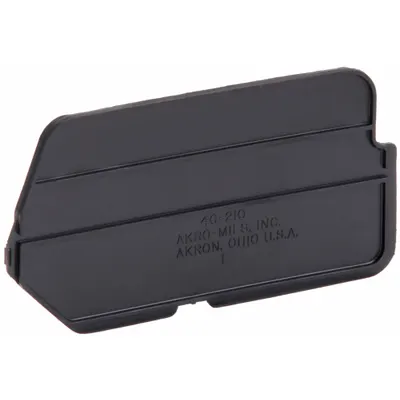 AKRO-MILS Bin Divider: 4 in x 2 3/4 in, Not Electrostatic Discharge Conductive - Hanging & Stacking Bin Dividers